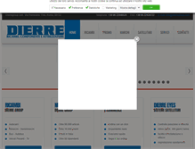 Tablet Screenshot of dierregroup.com